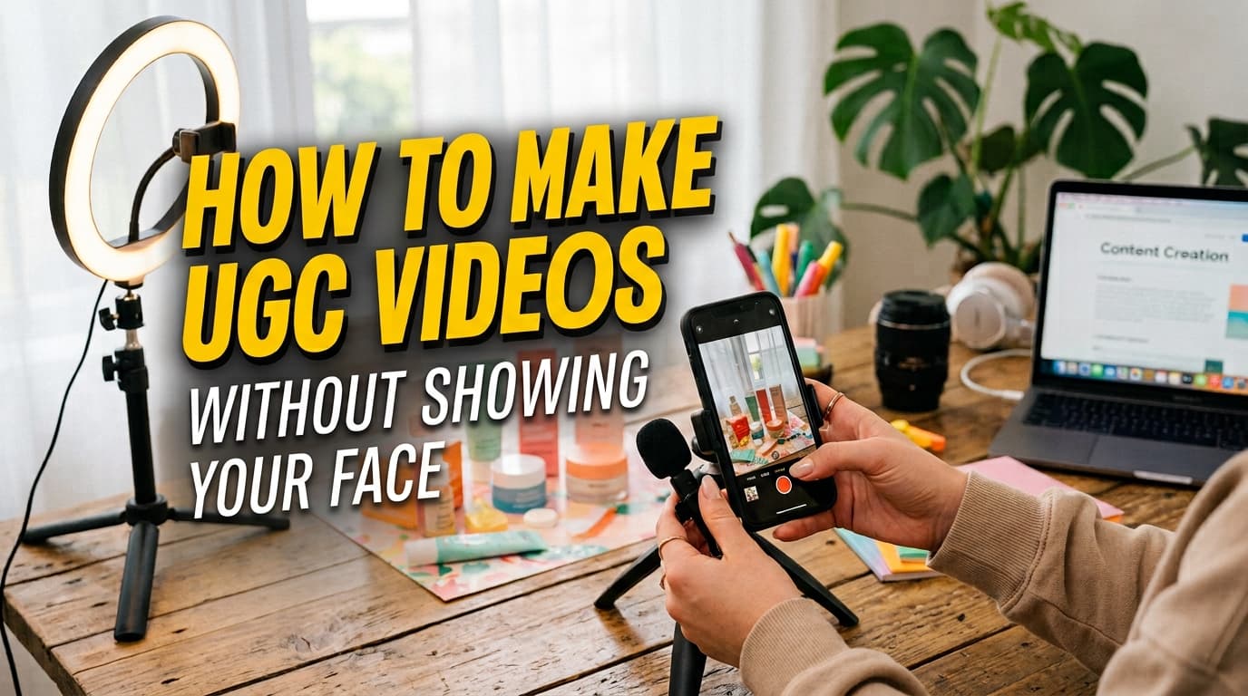 How to Make UGC Videos Without Showing Your Face